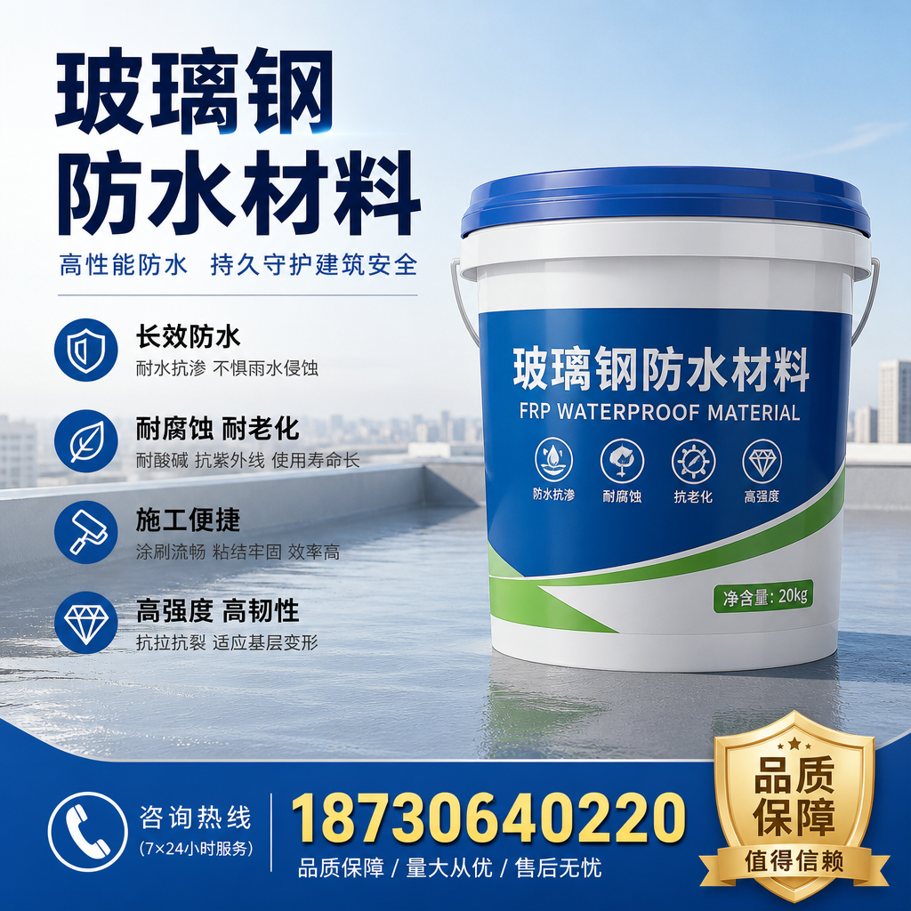 专家解析：玻璃钢防水材料的市场前景分析在 洛阳